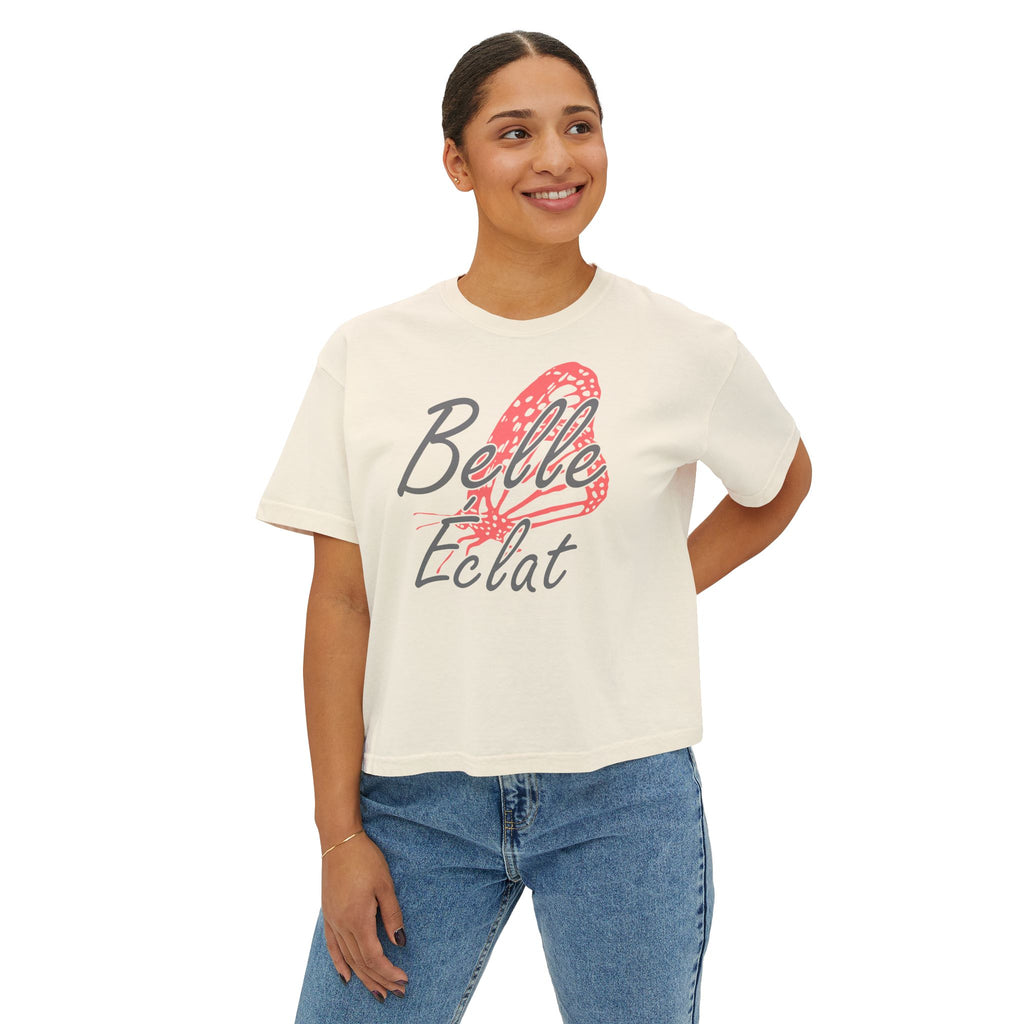 Belle Éclat Boxy Crop Tee