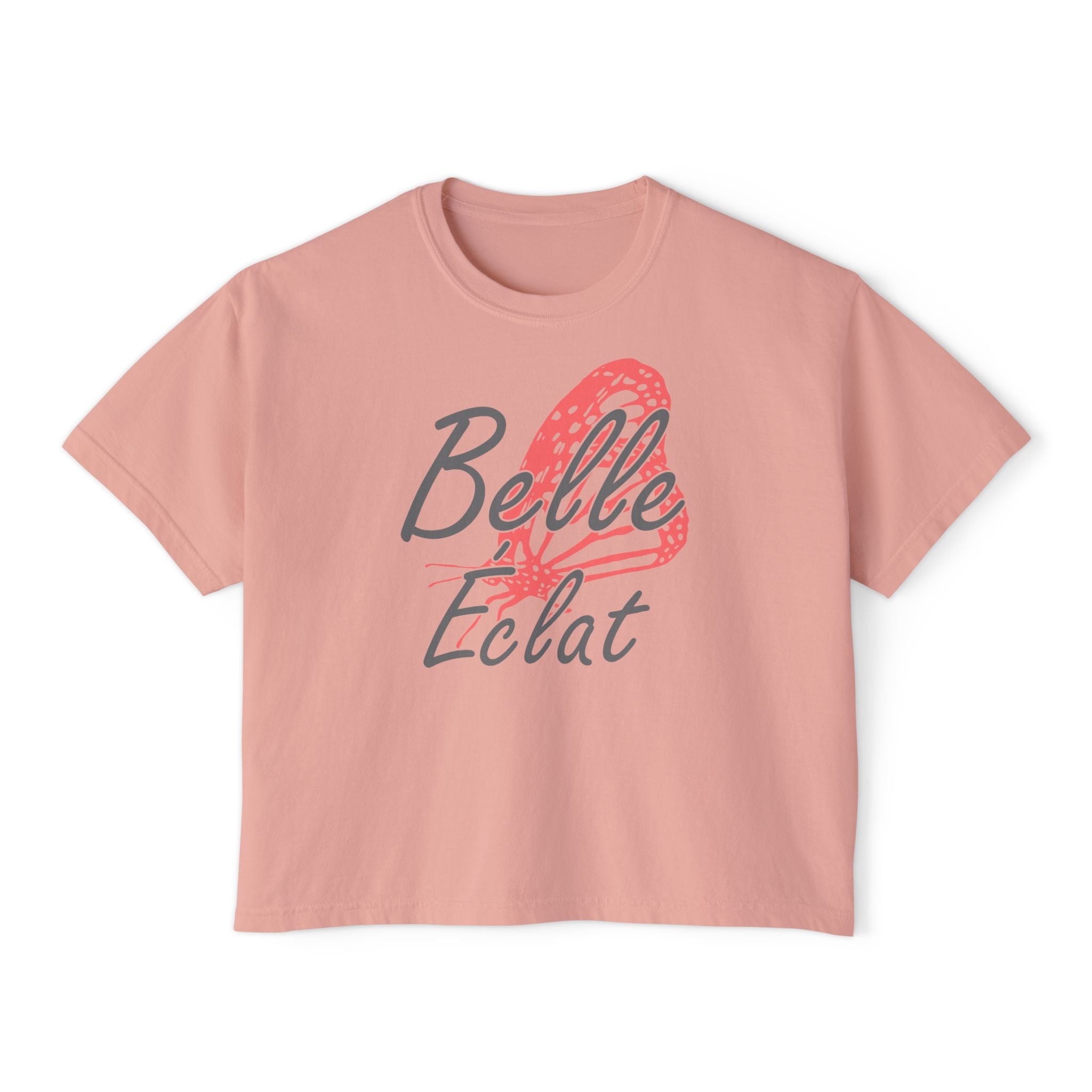 Belle Éclat Boxy Crop Tee