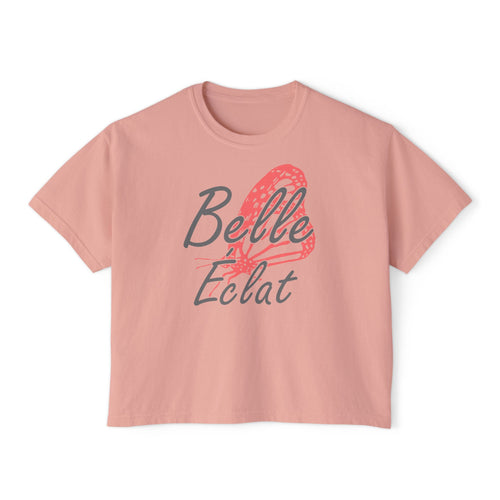 Belle Éclat Boxy Crop Tee