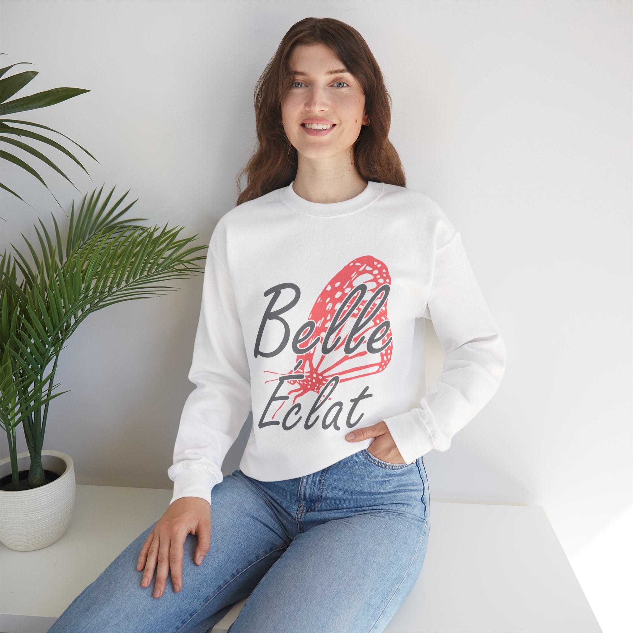 Belle Éclat Butterfly Crewneck