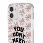 Phone Case — “You Don’t Need Approval” Clear Protective Case, Empowerment Design