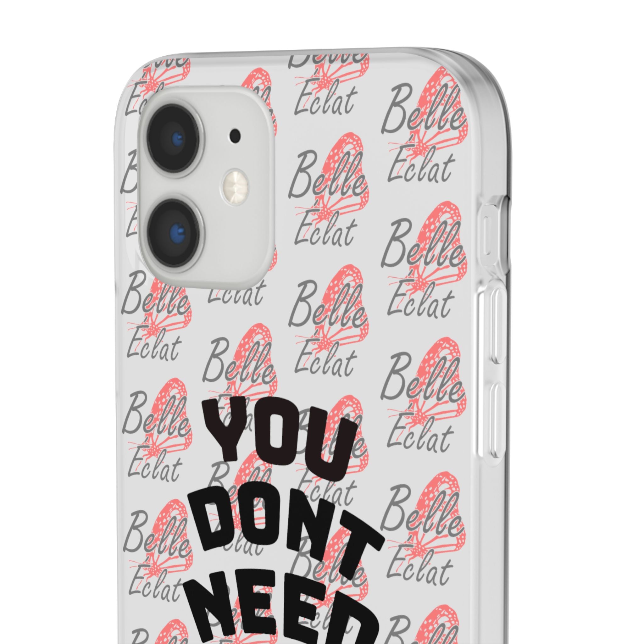 Phone Case — “You Don’t Need Approval” Clear Protective Case, Empowerment Design