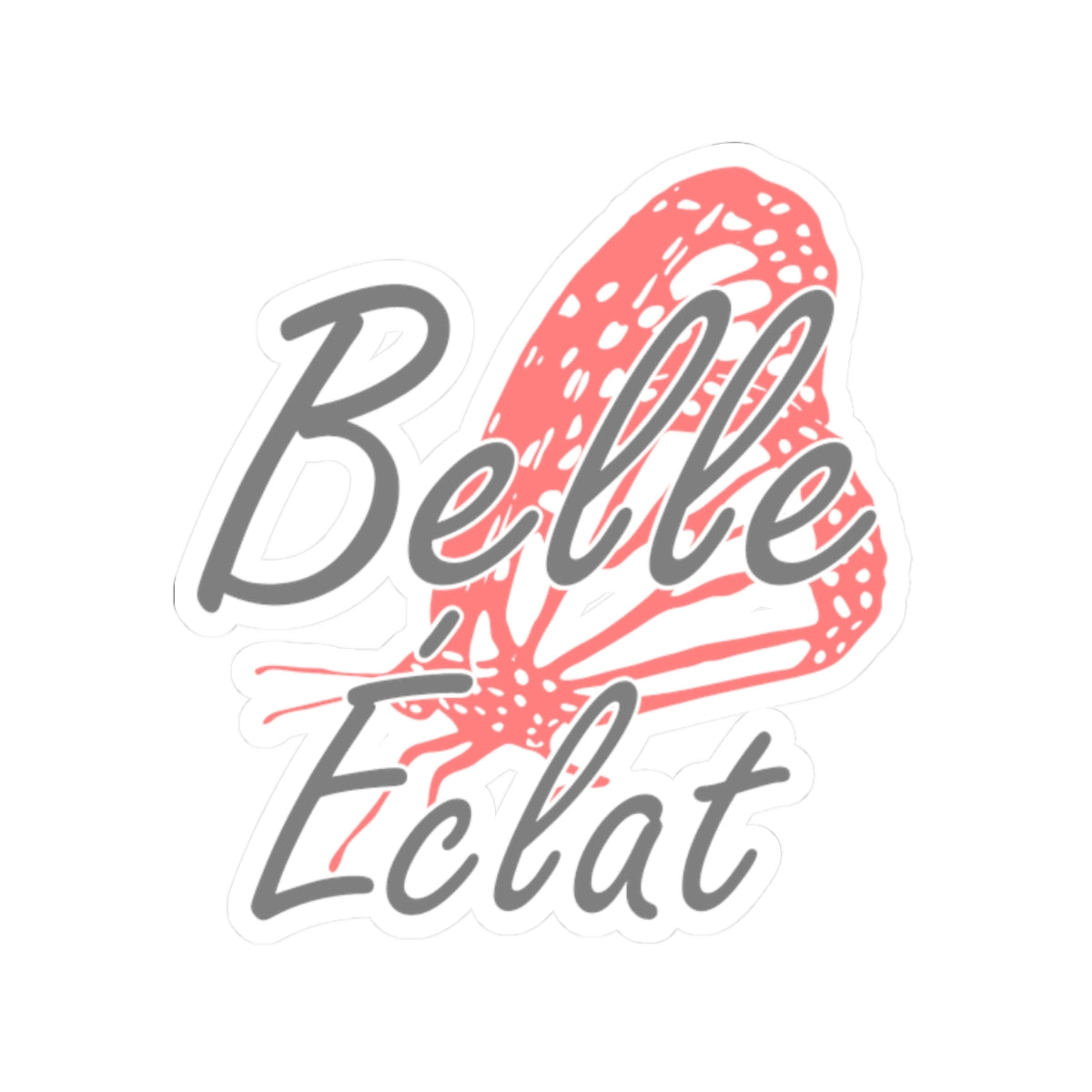 Belle Éclat Butterfly Transparent Sticker