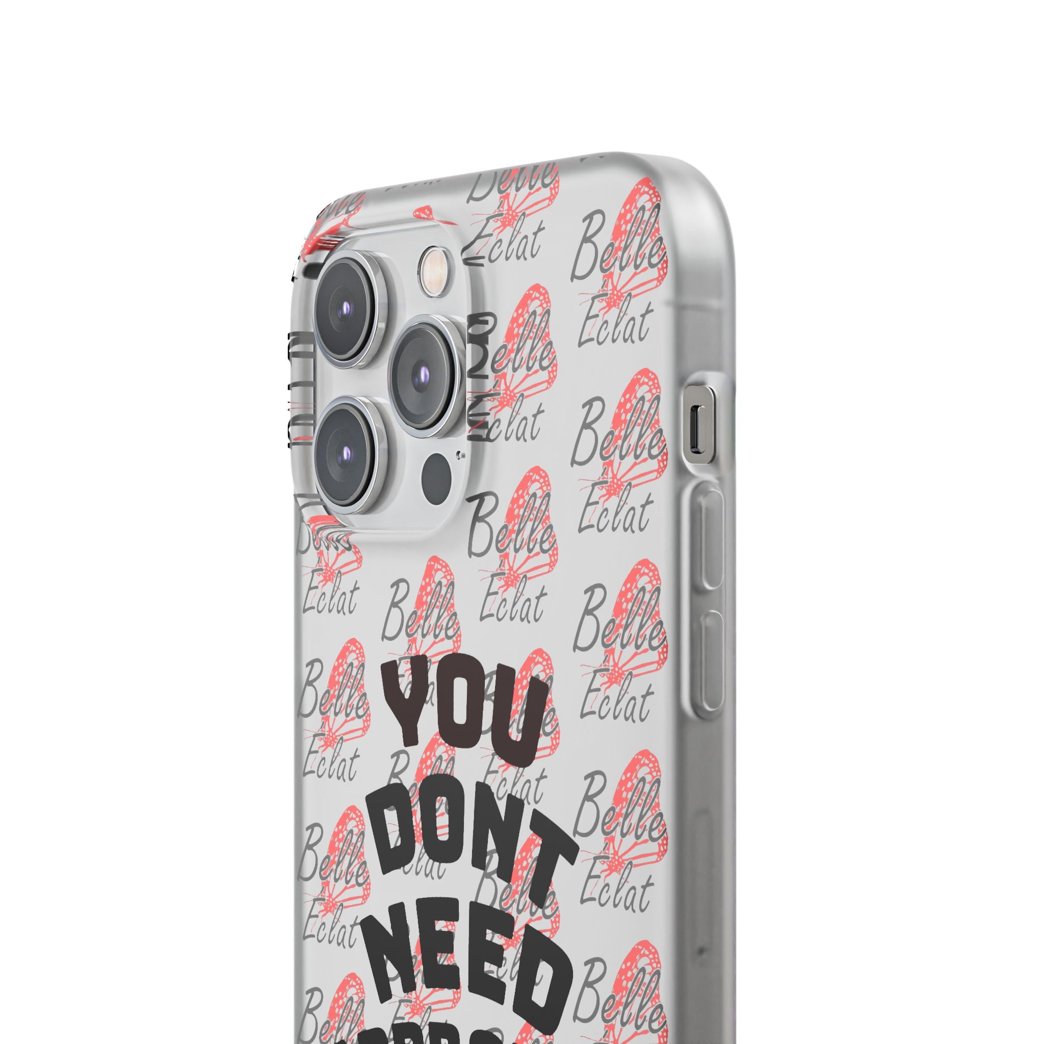 Phone Case — “You Don’t Need Approval” Clear Protective Case, Empowerment Design
