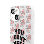 Phone Case — “You Don’t Need Approval” Clear Protective Case, Empowerment Design