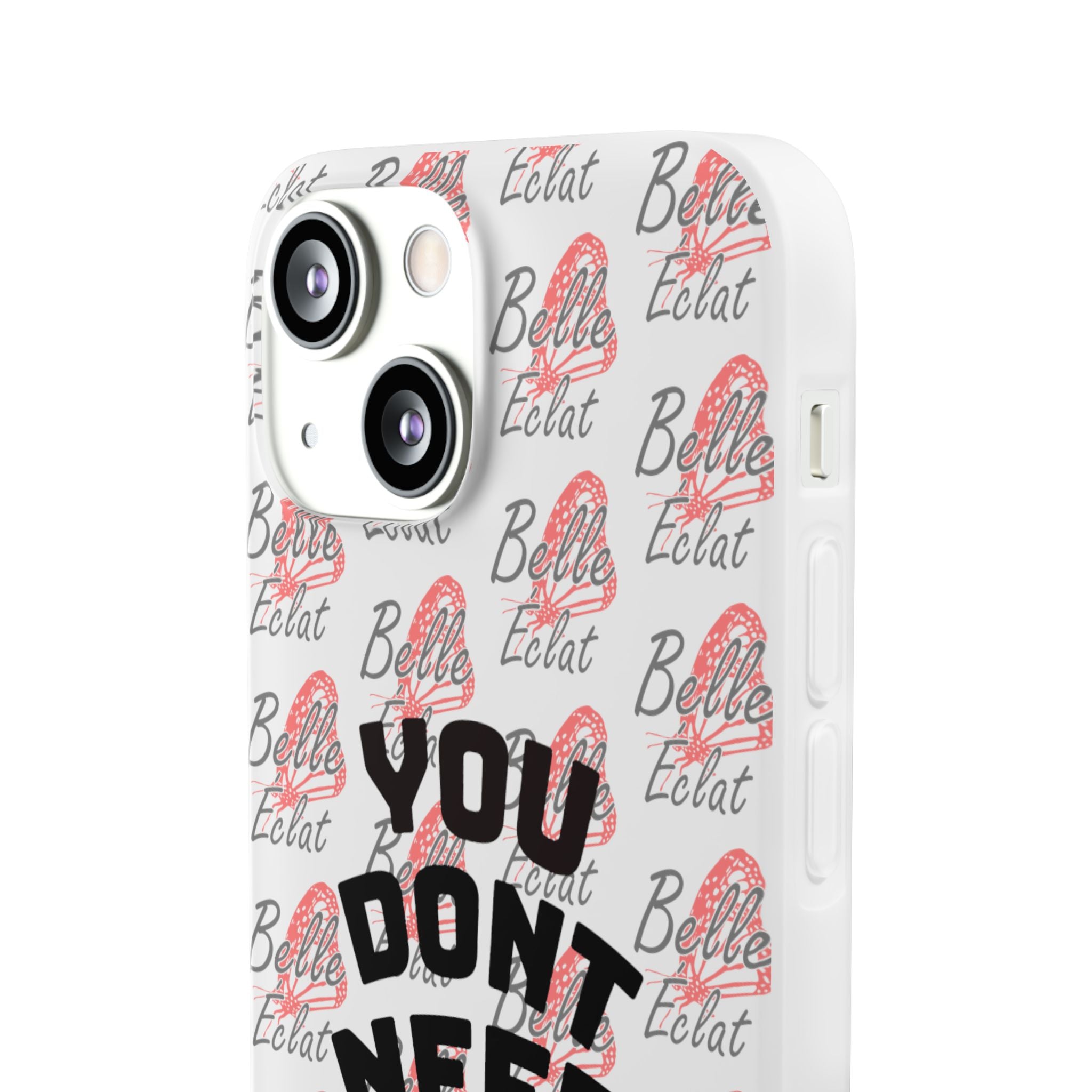 Phone Case — “You Don’t Need Approval” Clear Protective Case, Empowerment Design