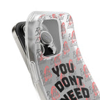 Phone Case — “You Don’t Need Approval” Clear Protective Case, Empowerment Design