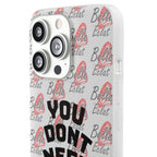 Phone Case — “You Don’t Need Approval” Clear Protective Case, Empowerment Design