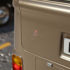 Belle Éclat Die-Cut Transparent Outdoor Sticker