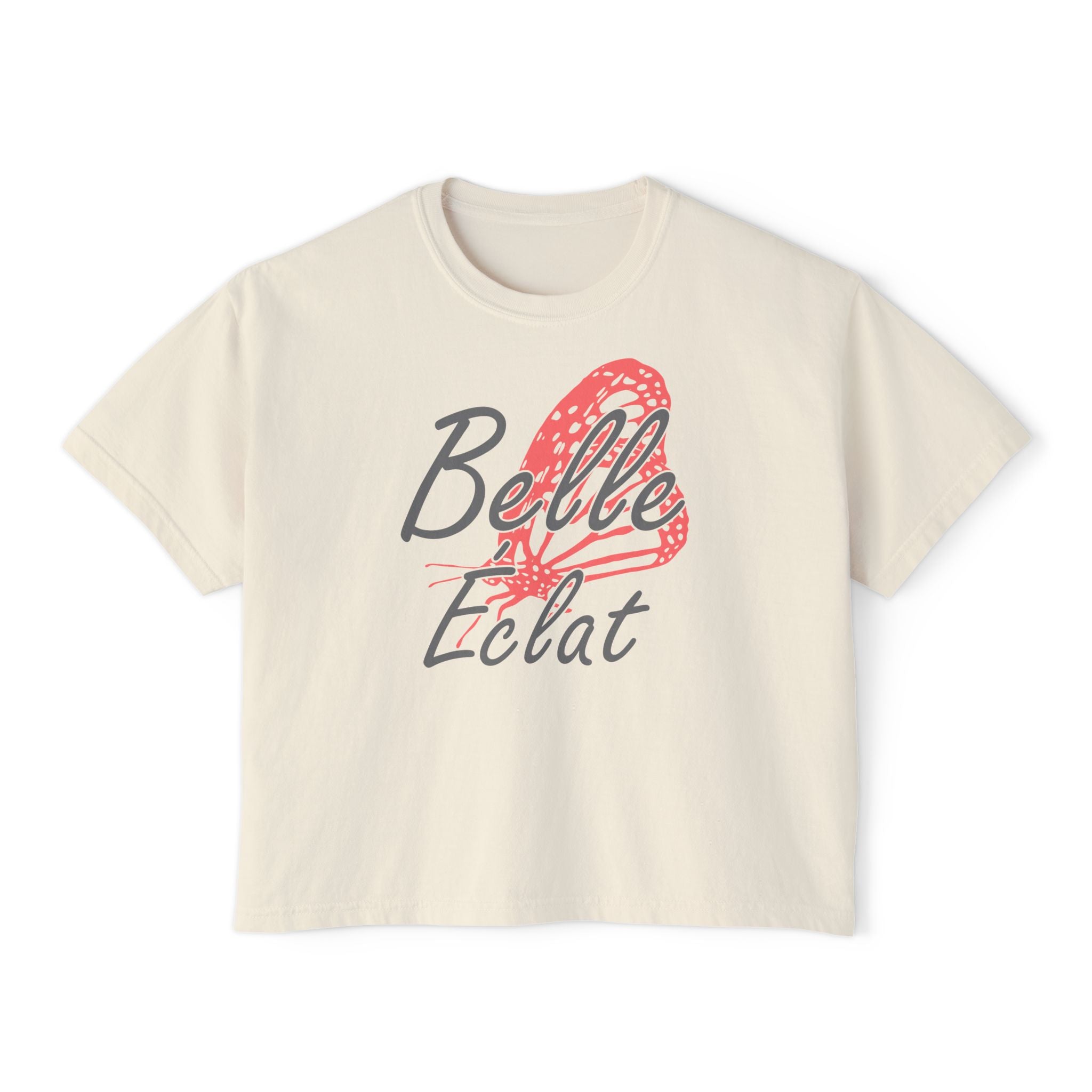 Belle Éclat Boxy Crop Tee